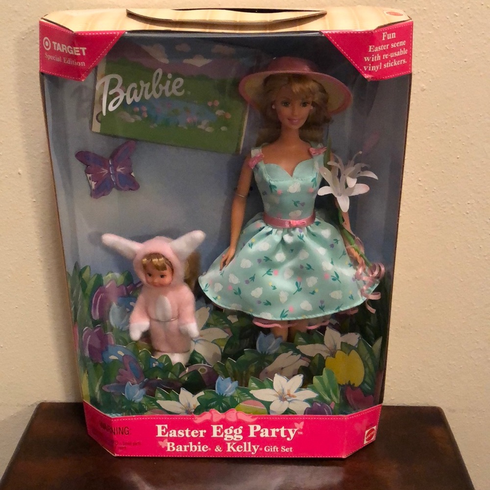 Easter Egg Party Barbie & Kelly Gift Set. 1999